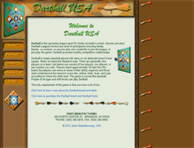 Tablet Screenshot of dartballusa.com